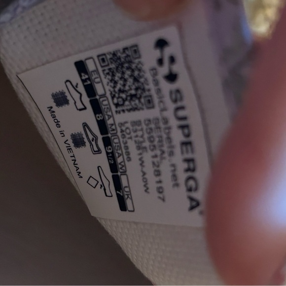 LoveShackFancy x Superga Floral Sneakers with Blue Ribbon - Picture 5 of 6